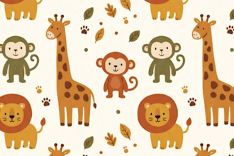 do design custom seamless vector patterns for fabric and packaging