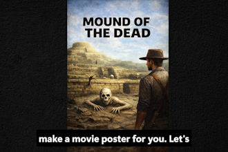 design cinematic thriller movie poster