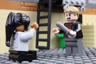 custom lego minifigures, stop motion and high quality 3d animations