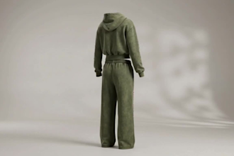 create 3d clothing fashion mockup animation for ecommerce brands and 3d garments