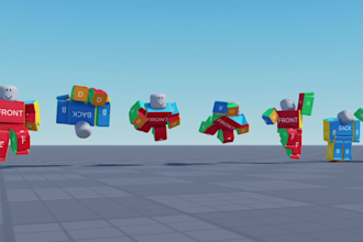 model roblox ugc animation pack, emote, accessories for your game