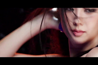 create k pop, trap music video,synth pop, cyberpunk music video, with lip sync