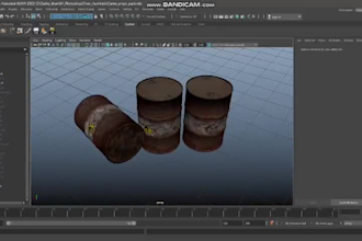 create 3d game assets and props