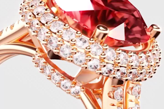 create 3d jewelry animation, 3d cgi animation, photorealistic jewelry rendering