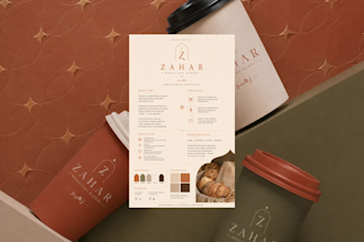 design a brand identity, logo, and mockups for your brand