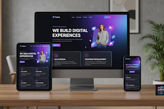 create a stunning interactive website