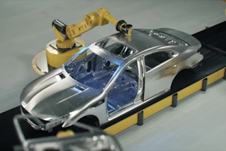 create 3d factory production line, assembly line and industrial animation