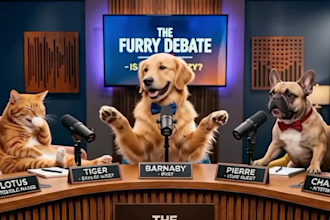 create funny ai talking animal, ai avatar talking ai animal, dog talk video