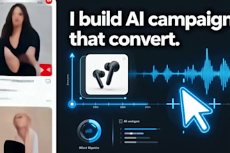 handle an ai campaign including ai video commercials and paid ecommerce ads