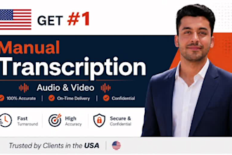 transcribe audio to text and do video transcription