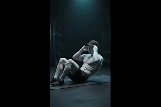create 3d medical animation, 3d anatomy fitness animation, 3d exercise animation