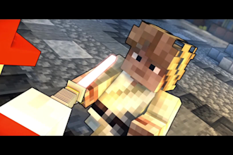 make cinematic minecraft fight animation