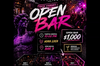 create modern social media designs, flyers and promotional graphics