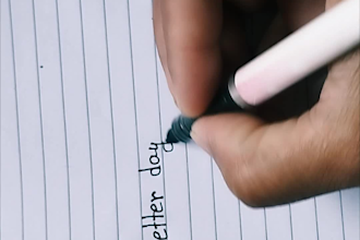write neat handwritten letters, notes and cards