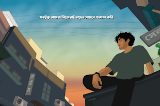 create 2d animation reels for instagram, fb and youtube