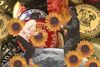 make a digital collage video animated