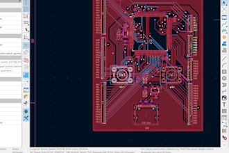 design pcb layout and schematic in kicad or easyeda