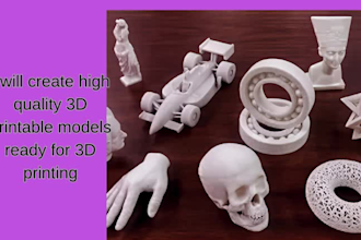 create high quality 3d printable models ready for 3d printing