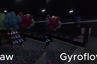 advanced fpv gyroflow stabilization and color grading