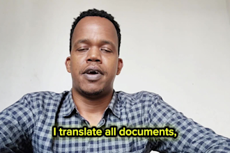 translate english to amharic and amharic to english professionally
