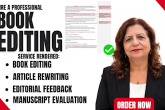edit books rewrite articles evaluate manuscripts