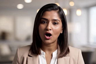 create realistic corporate ai talking head video with veo 3