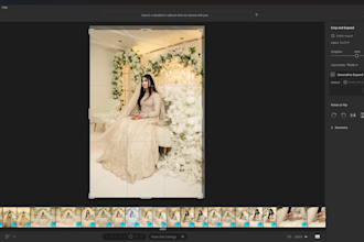 do wedding photo editing and retouching in lightroom