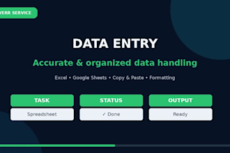 be your ai virtual assistant for chatgpt, data entry and web research
