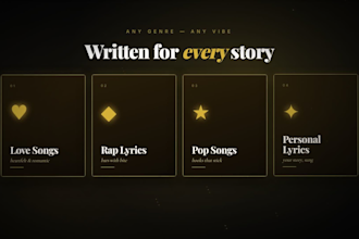 write custom song lyrics for your music or personal use