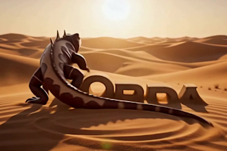 create your brand logo and animate it