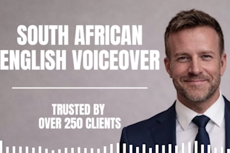 record male south african voiceover