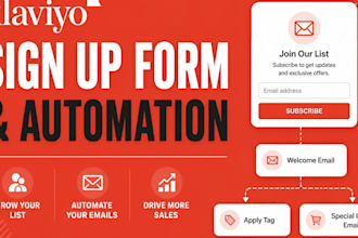 design klaviyo popup and signup forms to grow your email list