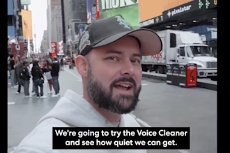 remove background noise and clean audio for podcast or video
