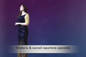 record a soprano solo for oratorio and sacred music