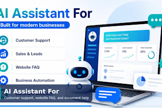 build a custom gpt ai assistant for your website or business