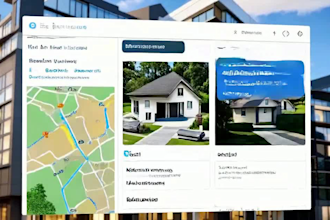 build a real estate website with property listings and admin dashboard