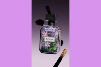 create 3d luxury ai commercial video for your perfume shopify store