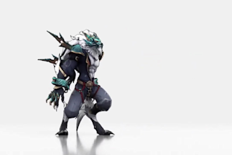 3d game character animation 3d rigging fbx file unreal engine game ue5 animation