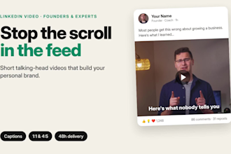edit linkedin videos for founders, coaches and b2b experts