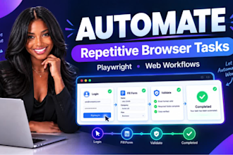 browser automation, playwright browser automation, web automation browser bot