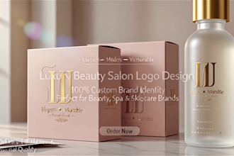 design luxury beauty brand mood board and brand identity