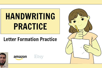 format tracing and activity workbook for kids