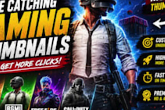 design a clickbait free fire thumbnail for youtube mobile gaming