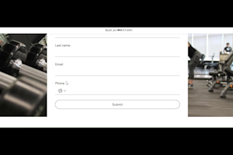 design a high converting wix landing page