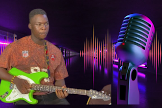 be your professional session african lead player and solo guitarist