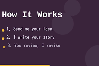 write captivating short stories, fiction, romance, and drama