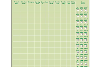 design a sales tracker template in canva