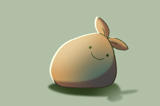 create a cute 2d character animation or animated GIF
