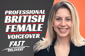 record british female voice over english