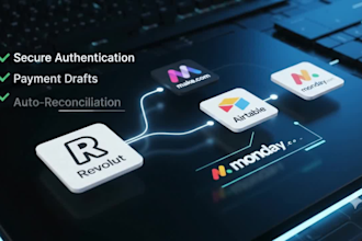 build revolut business API payment with webhooks and make com ai automation